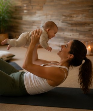 HELD: 6-week Mum & Baby Yoga Circle